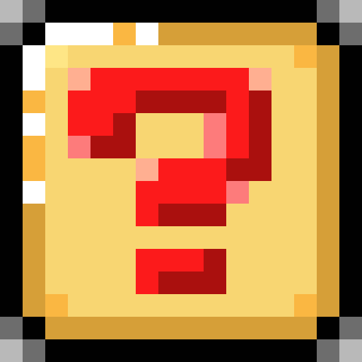 Pixilart - Lucky Block Mario by Anonymous